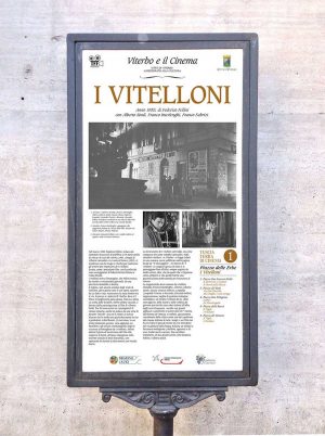 Viterbo - Tuscia film fest - Esempio di pannello informativo