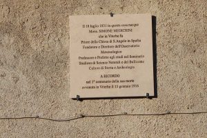 Villa San Giovanni in Tuscia - Una targa per Mons. Simone Medichini