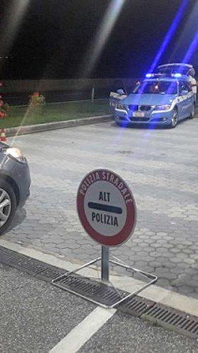 Posto di blocco della polstrada