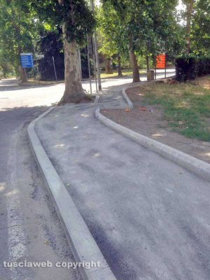 I lavori in via Cattaneo