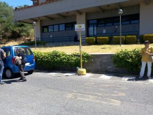 Le fermate dei bus a Belcolle 