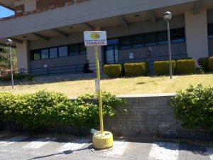 Le fermate dei bus a Belcolle