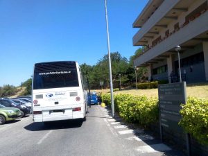 Le fermate dei bus a Belcolle 