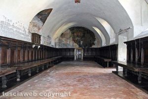 Viterbo - Monastero di santa Rosa - Il refettorio