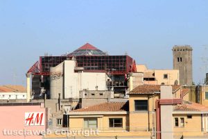 Viterbo - Il palazzo Ater a via Matteotti