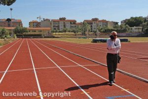 Viterbo - L'assessore Alvaro Ricci al Campo scuola