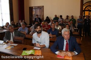 Il sindaco di Viterbo Leonardo Michelini