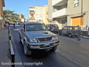 Tarquinia - Donna travolta e uccisa da un'auto in via delle Croci - L'intervento della polizia