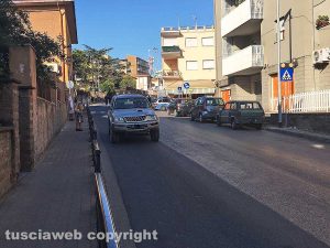 Tarquinia - Donna travolta e uccisa da un'auto in via delle Croci - L'intervento della polizia