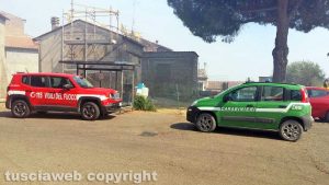 Viterbo - Vastissimo incendio a Sant'Angelo di Roccalvecce - L'intervento di vigili del fuoco e forestali