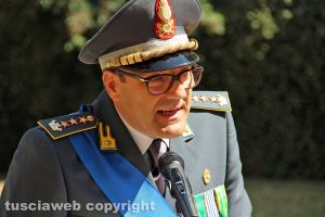 Viterbo - La festa della finanza - Il comandante Giosuè Colella