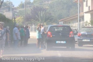 Viterbo - Vastissimo incendio a Sant'Angelo di Roccalvecce - Evacuato il paese
