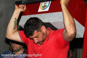 Viterbo – Santa Rosa – Le prove di portata dei facchini