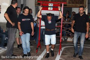 Viterbo – Santa Rosa – Le prove di portata dei facchini