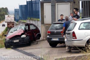 Viterbo - Incidente sulla Tuscanese