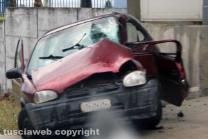 Viterbo - Incidente sulla Tuscanese