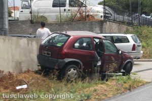 Viterbo - Incidente sulla Tuscanese