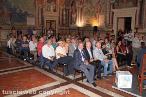 La sala Regia per l'incontro della Uil