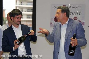 Viterbo - Presentazione centro studi Il leone - Il momento del brindisi