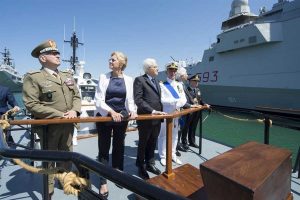 Il Presidente della Repubblica Sergio Mattarella a Civitavecchia