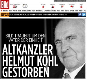 Helmut Kohl - La notizia sulla Bildt