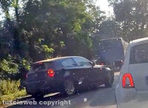 Montefiascone - Frontale tra due auto