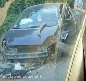 Montefiascone - Frontale tra due auto
