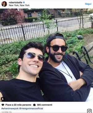 Bolle e Mengoni a New York