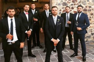 Viterbo - Leonardo Bonucci al matrimonio dell'amico Alessandro Graziotti