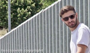 Andrea Rossi all'uscita dal tribunale di Viterbo
