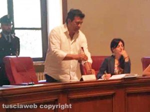 Viterbo - L'intervento di Palozzi in consiglio provinciale