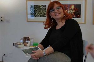 La scrittrice Tiziana Tafani