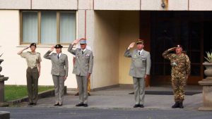 Caserma "Soccorso Saloni" - Visita delegazione francese