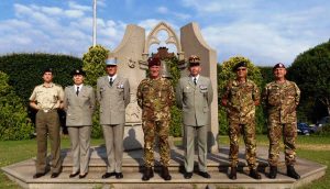Caserma "Soccorso Saloni" - Visita delegazione francese