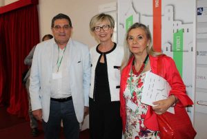 Vincenzo Peparello con la presidente nazionale di Confesercenti