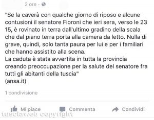 Il sedicente lancio Ansa