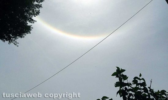 Calcata - Un arcobaleno a testa in giù