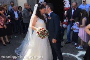 Caprarola - Angelo Chiossi e Carla Fracassa sposi
