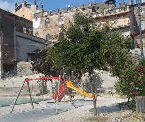 L'area giochi a Bagnaia