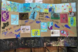 Civita Castellana -Il disegno della 2D della Dante Alighieri per il concorso "Diritto di restare, migrare, vivere"