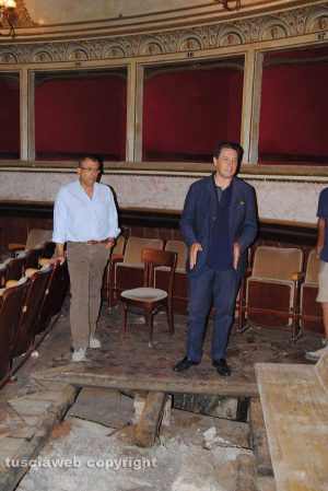 Viterbo - I lavori all'Unione durante l'amministrazione Marini