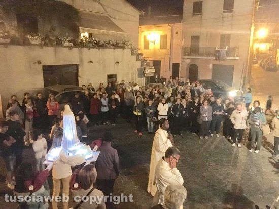 Valentano - Processione di chiusura del mese mariano