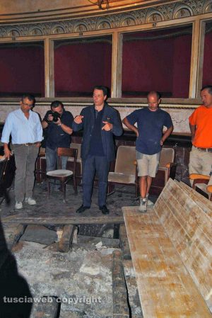 Viterbo - I lavori all'Unione durante l'amministrazione Marini