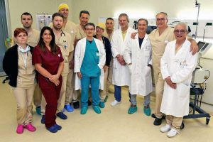 Siena - Lo staff di cardiochirurgia robotica