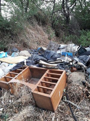 Viterbo - Discarica abusiva al Riello