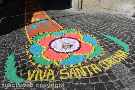 Canepina - Infiorata in occasione di Santa Corona