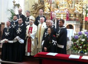 La Delegazione di Viterbo - Rieti del Sovrano Militare Ordine di Malta  alle Celebrazioni antoniane della Diocesi di Rieti