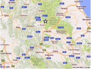 Terremoto a L'Aquila di 3,9 gradi