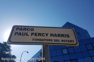 Viterbo - Il parco Paul Percy Harris in via Diaz