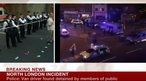 Londra - Furgone su folla di fedeli - La notizia sulla Bbc